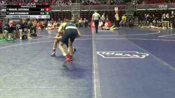 3A-120 lbs Cons. Round 2 - Miguel Astorga, Xavier, Cedar Rapids vs Liam Fitzgibbon, Pleasant Valley