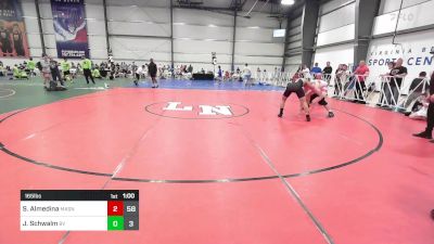 165 lbs Rr Rnd 3 - Samuel Almedina, Mat Assassins vs Jacob Schwalm, Buffalo Valley Black