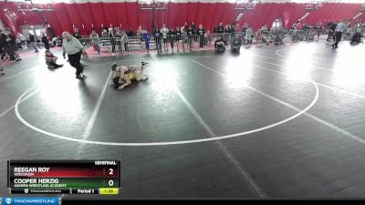 106 lbs Semifinal - Reegan Roy, Wisconsin vs Cooper Herzig, Askren Wrestling Academy