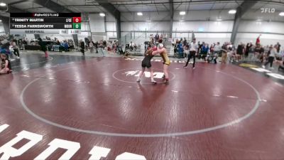 155 lbs Semifinal - Trinity Martin, Lingle-Ft. Laramie/Southeast vs Tessa Farnsworth, Moorcroft