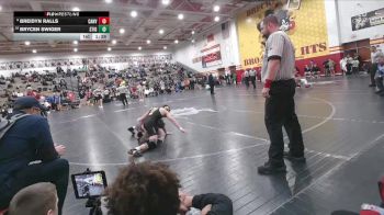 132 lbs Cons. Round 4 - Breidyn Ralls, Canyon View vs Brycen Swiger, Saint Ignatius