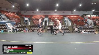 250 lbs Quarterfinal - Seth Saxton, Shepherd vs Brandon Glisson, Davison