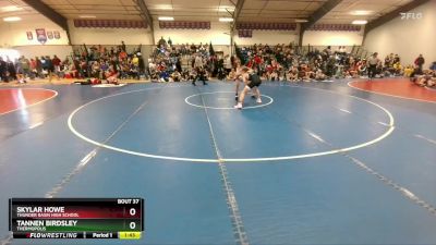 132A Champ. Round 1 - Skylar Howe, Thunder Basin High School vs Tannen Birdsley, Thermopolis