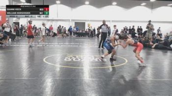 90 lbs Rr Rnd 1 - Gianni Keck, Misdirection MC - BHSE vs William Kershisnik, Mat Warriors Black - BHSE