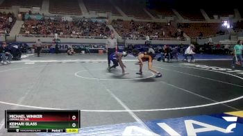 D1-113 lbs Cons. Round 2 - Michael Winiker, Corona Del Sol vs Keimari Glass, Dobson