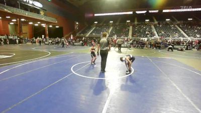 61 lbs Consi Of 8 #1 - Salvador Piplica, Riverton USAW vs Kord Hatzenbuhler, Matpac Wrestling ND