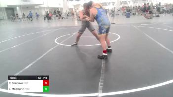 190 lbs Round Of 16 - R. Maximus Sandoval, No Team vs Logan Maclaurin, Fearless