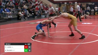 133 lbs Rr Rnd 1 - Hunter Leake, Cal Baptist vs Aidan Shufelt, Buffalo