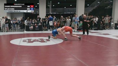 60 kg Cons. Rd Of 64 - Chase Wirnsberger, M2 Training Center vs Dylan Saba, Black Fox Wrestling Academy