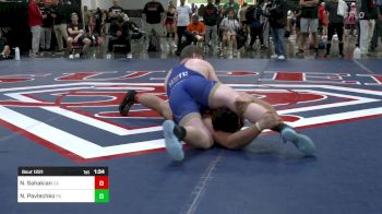 285 lbs Semifinal - Nicholas Sahakian, CA vs Nicholas Pavlechko, PA