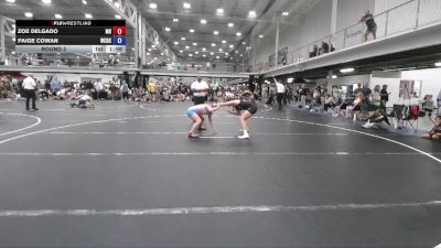 135 lbs Round 2 - Zoe Delgado, Miami Hawks vs Paige Cowan, Wrecking Crew Dream Crushers