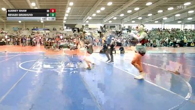 132 lbs Round Of 64 - Audrey Shaw, NH vs Nevaeh Grunhuvd, ME