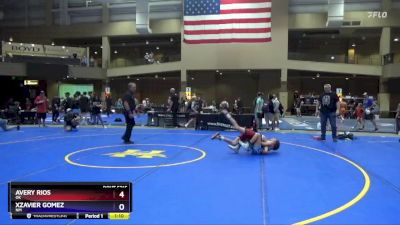 102 lbs Cons. Semi - Avery Rios, OK vs Xzavier Gomez, NM