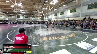 50 lbs Semifinal - Pyper Price, Camel Kids Wrestling vs Remi Clark, Team Champs