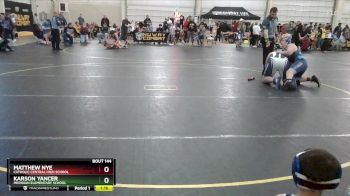 150 lbs Round 3 - Karson Yancer, Meridian Elementary School vs Matthew Nye, Catholic Central High School