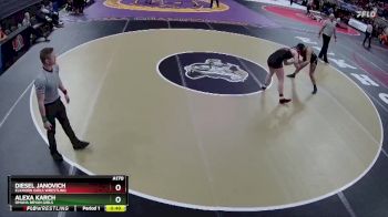 Cons. Round 2 - Alexa Karch, Omaha Bryan Girls vs Diesel Janovich, Elkhorn Girls Wrestling