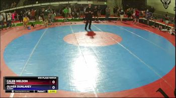 86 lbs 5th Place Match - Caleb Weldon, Montana vs Oliver Dunlavey, Alaska