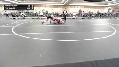 109 lbs Semifinal - Heavyn Woods, El Paso Wildcats WC vs Iyla Samuel, Gold Rush Wr Ac