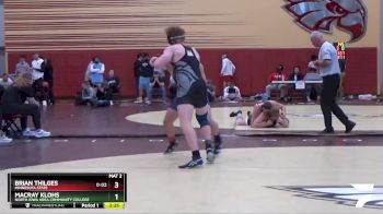 197 lbs Semifinal - Brian Thilges, Minnesota State vs Macray Klohs, North Iowa Area Community College