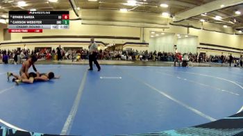 133 lbs Champ. Round 1 - Ethen Garza, University Of Olivet vs Carson Webster, Southwestern Michigan College