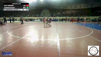 96 lbs Consolation - Lilly Rushing, Davis vs Addison Bailey, Edmond Memorial