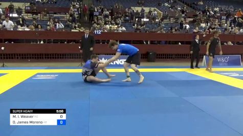 Malcolm I. Weaver vs Dylan James Moreno 2024 Pan IBJJF Jiu-Jitsu No-Gi Championship