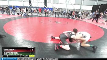 92 lbs Semifinal - Karver Peasley, Omak Wrecking Crew Wrestling vs Teagan Luna, Beaver Dam WC