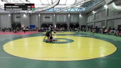 126 lbs Round Of 16 - Indigo Kimball, Nonnewaug vs Kaylee Hernandez, Maloney