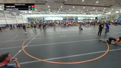 120 lbs Quarterfinal - Liam Davis, Unattached vs Nathan Lyttle, Unattached