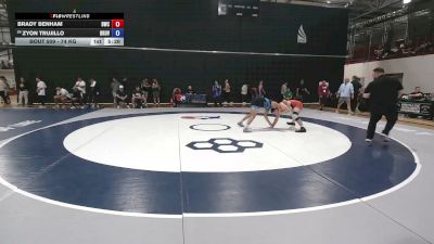 74 kg Champ. Rd Of 64 - Brady Benham, Broncho Wrestling Club vs Zyon Trujillo, Brunson UVRTC