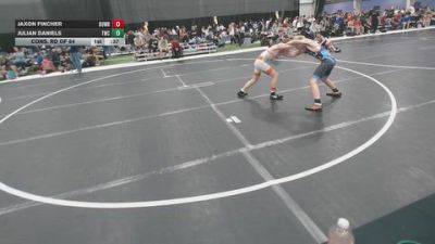106 lbs Cons. Rd Of 64 - Jaxon Fincher, BullTrained Wrestling vs Julian Daniels, Thundercats Wrestling Club