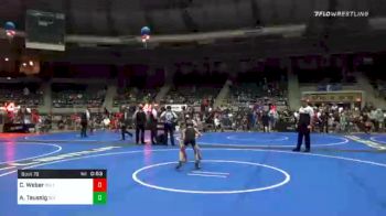 58 lbs Consolation - Calihan Weber, Bolingbrook Jr Raiders vs Andrew Taussig, Sly Fox