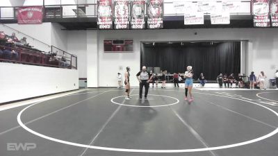 120-125 lbs Rr Rnd 4 - Delaney Daniels, Bartlesville High School vs Sophia Simpson, Henryetta HS