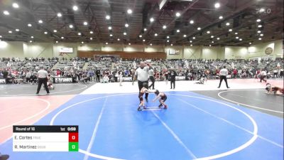 40 lbs Round Of 16 - Emiliano Cortes, Truckee WC vs Rio Martinez, Douglas County Grapplers