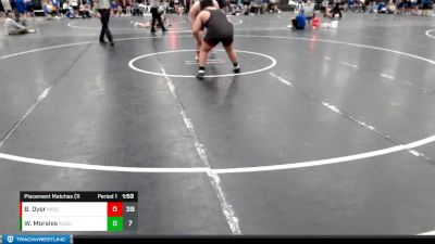 285 lbs Placement Matches (16 Team) - Brock Dyer, Millard South vs Willy Jon Morales, Augusta