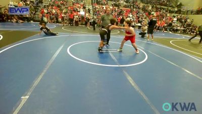 105 lbs Quarterfinal - Neal Fansler, Verdigris Youth Wrestling vs Hayden Palmer, Raw Wrestling Club