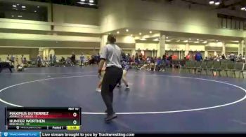 145 lbs Round 1 (8 Team) - Hunter Worthen, Iowa Black vs Maximus Gutierrez, Adams City Eagles