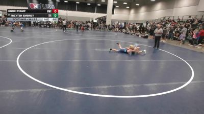 86 lbs Cons. Semis - Knox Stamp, Wheeling Wrestling Club vs Treyten Embrey, Tech Fall Elite
