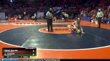3A 160 lbs Cons. Round 3 - AJ Johnson, Oswego (hs) vs Tommy Boland, Chicago (Marist)
