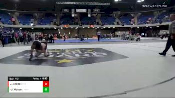 126 lbs Semifinal - Jake Hanson, Hersey vs Justus Snapp, Joliet Catholic