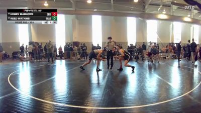 155 lbs Quarterfinal - Henry Marlowe, Chatham Middle School vs Reed Watkins, FCA Hurricanes