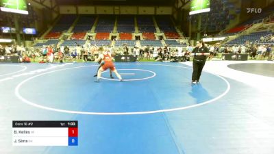170 lbs Cons 16 #2 - Breyson Kelley, Wisconsin vs Jonathan Sims, Ohio