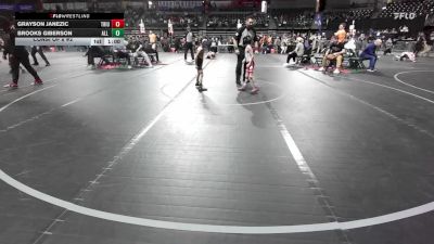 45 lbs Consi Of 8 #2 - Grayson Janezic, Triumph Trained vs Brooks Giberson, All I See Is Gold Academy