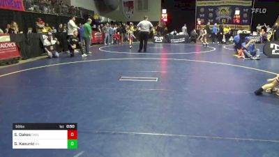 50 lbs Consy 3 - Sawyer Oakes, Carlisle vs Griffin Kasunic, Oil City