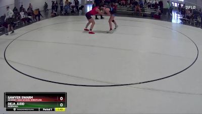 123 lbs Semifinal - Sawyer Swarm, Kearney High School Wrestling vs Deja Judd, Nebraska