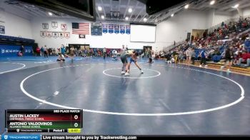 120 lbs 3rd Place Match - Antonio Valdovinos, Alliance Middle School vs Austin Lackey, Centennial Middle School