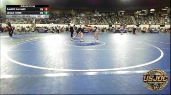 130 lbs Round Of 16 - Zaylee Ballard, Team Conquer Wrestling vs Lucas Howe, Coweta Tiger Wrestling