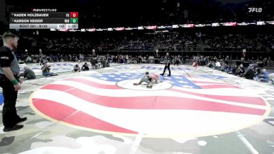 Semifinal - Karson Keiser, Winner vs Kaden Holzbauer, Parkston
