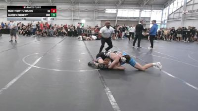 138 lbs Round 1 (8 Team) - Matthew Tomaino, Ohio Gold vs Jayden Street, Disciples WC