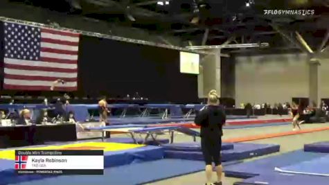 Kayla Robinson - Double Mini Trampoline, TAG USA - 2021 USA Gymnastics Championships